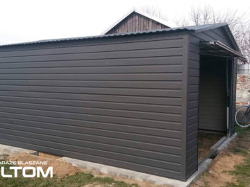 Garaż 4x5m | dwuspadowy | kolor RAL matowy