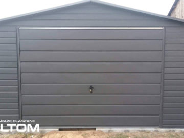 Garaż 4x5m | dwuspadowy | kolor RAL matowy