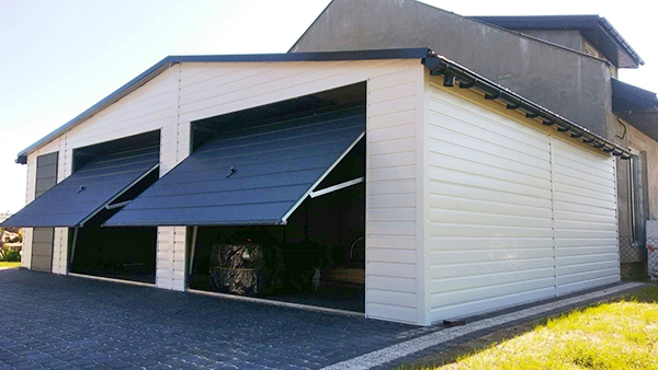 Garaże blaszane akrylowe