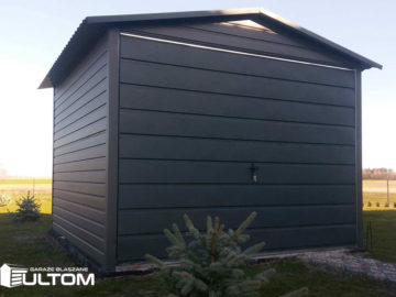 Garaż 3x3m | dwuspadowy | kolor RAL