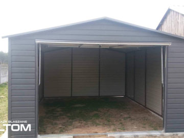 Garaż 4x5m | dwuspadowy | kolor RAL matowy
