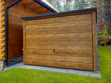 Garaż 3x5m | jednospadowy | drewnopodobny