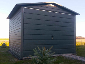 Garaż 3x3m | dwuspadowy | kolor RAL
