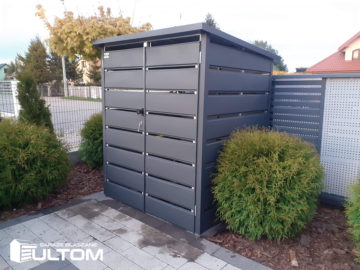 Wiata śmietnikowa 1.3x1m