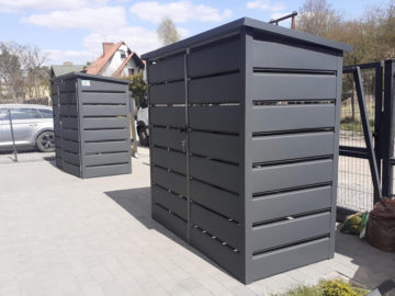 Wiata śmietnikowa 1.3x1m