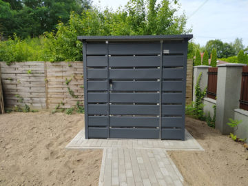 Wiata śmietnikowa 140×90 cm