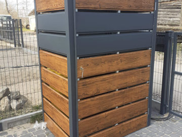 Wiata śmietnikowa 1,6x1m