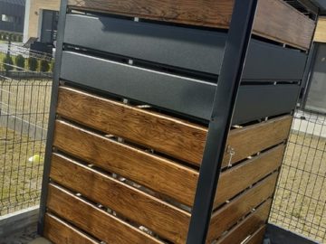 Wiata śmietnikowa 1,6x1m